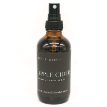River Birch Apple Cider Lenjerie parfumata ?i spray pentru camera | Parfum de acasa | 4 sticla de chihlimbar din sticla de 4 oz | Parfum de semna