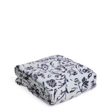 Vera Bradley Dames Oversized Fleece Pluche Deken Perennials Misty Surf King