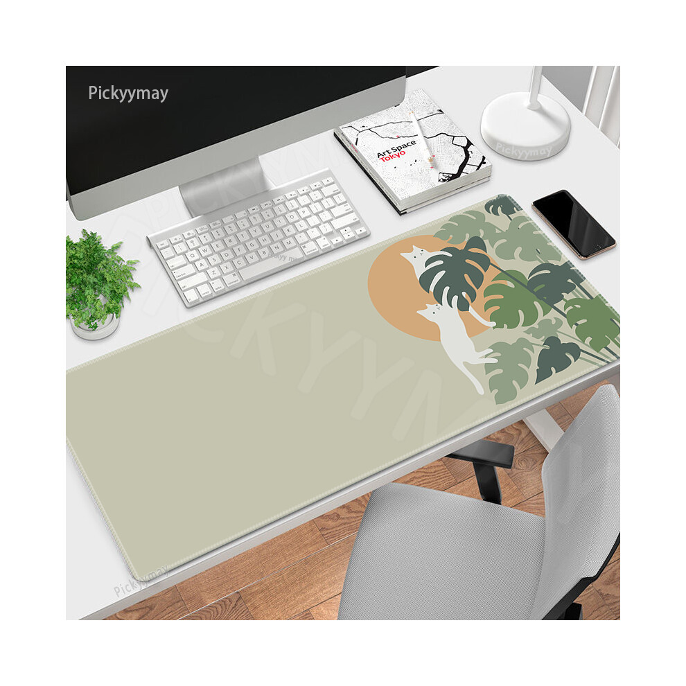 Photos - Other for Computer MAXPOWER , 900x350x3mm) Cat Plant Mouse Pads Gaming Mousepad Gamer Mouse Mat Keyboard Mats Desk Pad Office Mousepads (WA00326 CAT (16)