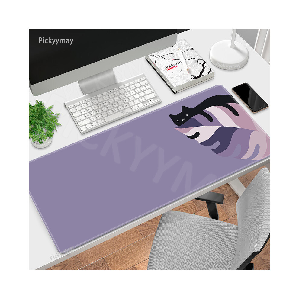 (Wa00326 Cat (19), 900X400x4mm) Cat Plant Mouse Pads Gaming Mousepad Gamer Mouse Mat Keyboard Mats Desk Pad Office Mousepads Xxl For Computer 9190758291032