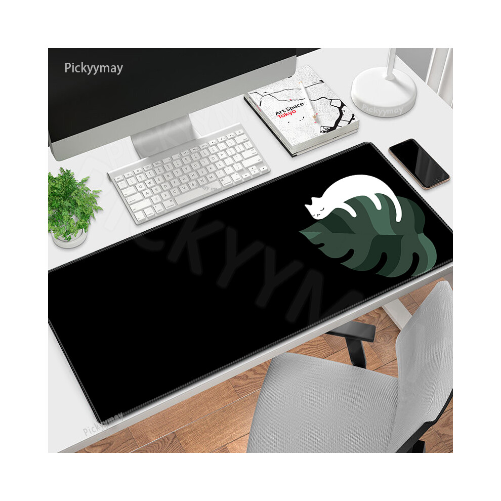 Maxpower (Wa00326 Cat (4), 1000X550x3mm) Cat Plant Mouse Pads Gaming Mousepad Gamer Mouse Mat Keyboard Mats Desk Pad Office Mousepads Xxl For Computer