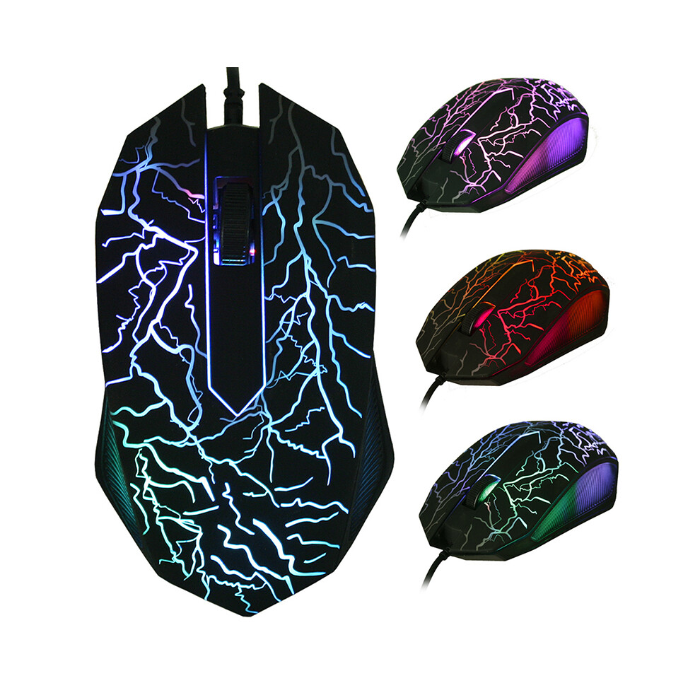 Maxpower (Led) Usb Wired Mouse Gaming Mouse 2400 Dpi Led Backlit Professional Gamer Mice Ergonomic Computer Mouse For Pc Laptop Macbook