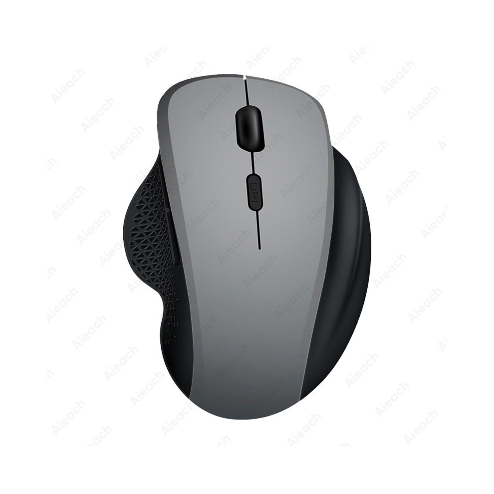 (Grey) Dual Mode Wireless Computer Mice 1600 Dpi Rechargeable Ergonomic Bluetooth Mouse For Laptop/Notebook/Ipad/Tablet/Mac/Chromebook Grey 9190758302509