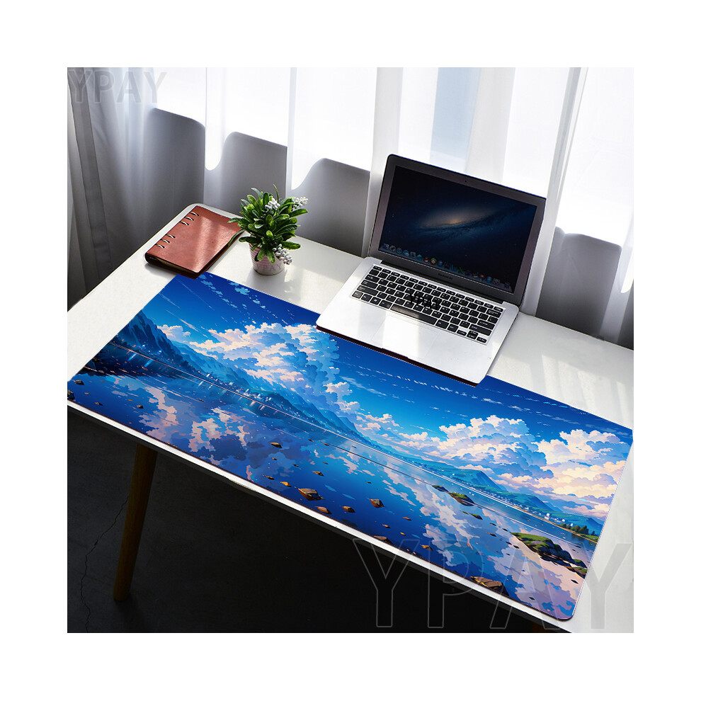 Maxpower (Ss Pup (10), 300X800x2mm) Mouse Pads Sky Landscape Table Mats Computer Mousepad Company Desk Pad Aesthetic Large Gamer Mousepads Office Mouse Mat