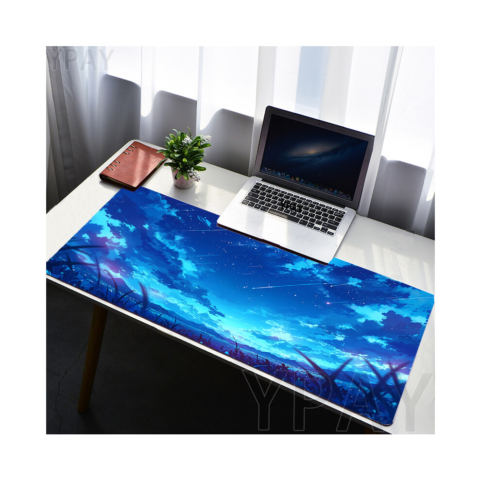 Maxpower (Wa00410 (12), 400X700x3mm) Mouse Pads Sky Landscape Table Mats Computer Mousepad Company Desk Pad Aesthetic Large Gamer Mousepads Office Mouse Mat