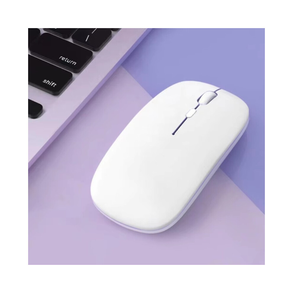 Maxpower (Matte White) Silent Bluetooth Mouse Marcaron Computer Laptop Optical Mouse Wireless For Ipad Samsung Tablet Universal Mice Noiseless