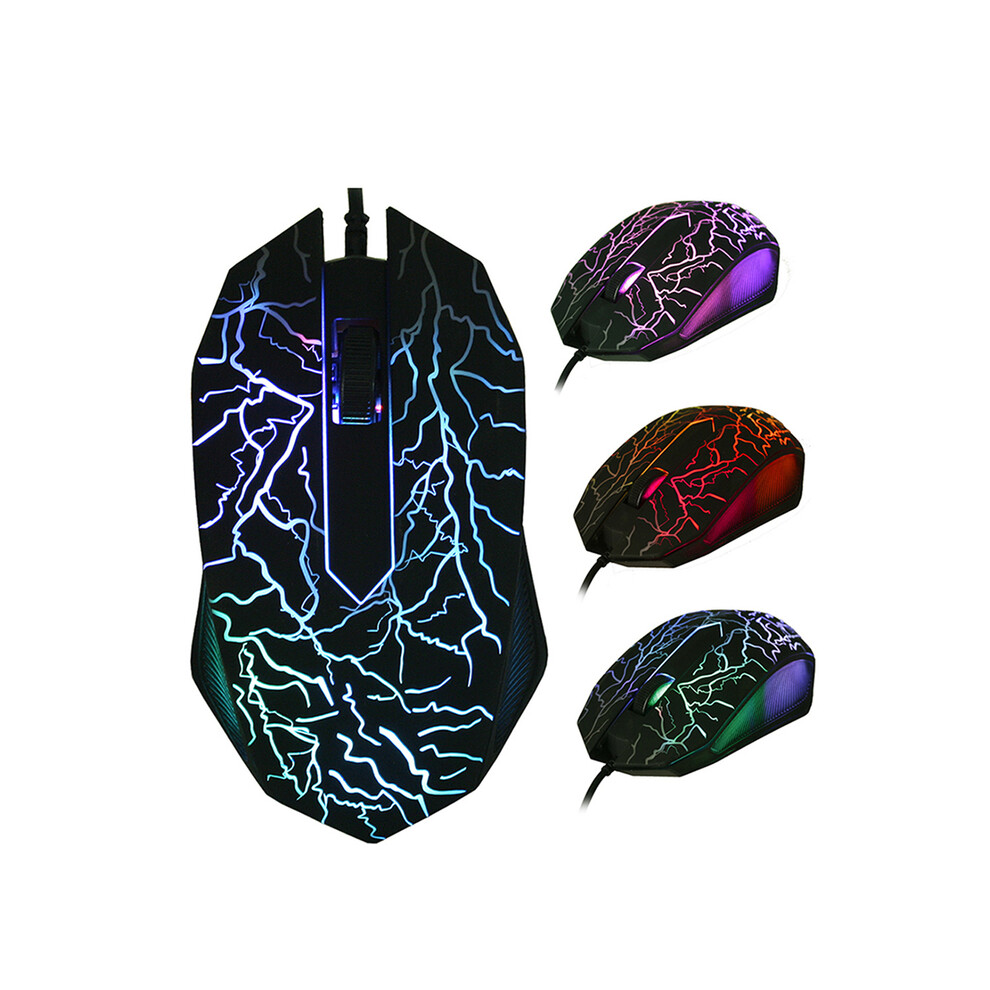 Maxpower (Multi) 3200Dpi Computer Mouses Colorful Led Professional Mouse Gaming Ultra-Precise For Dota2 Lol Gamer Mouse Ergonomic Usb Wired Mouse