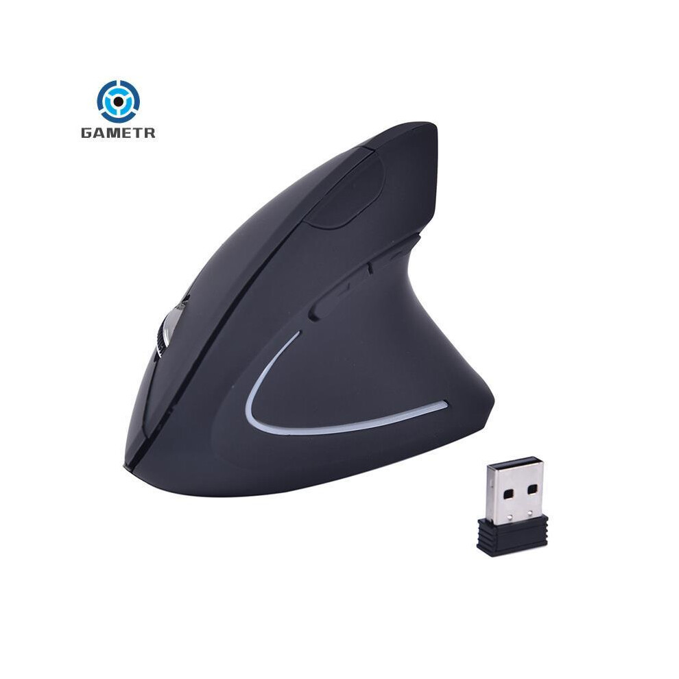 Maxpower Wireless Vertical Gaming Mouse Optical Ergonomic Mice 1600Dpi Gamer Mouse