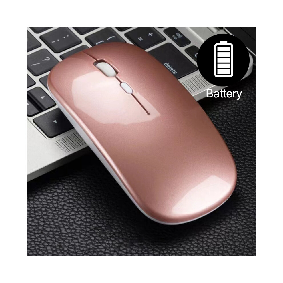 Maxpower (Battery Model ) Wireless Mouse, Ergonomic Optical Mouse, Computer Mouse For Laptop, Pc, Computer, Chromebook, Notebook,Gaming Gamer Mice Pink