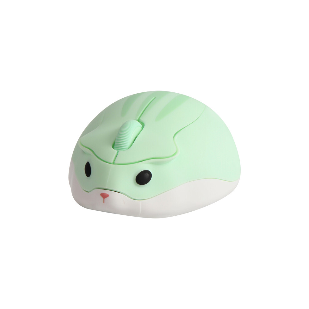Maxpower (Green) Cute Wireless Mouse Hamster Designed Creative Mause Ergonomic Usb Optical 1200 Dpi Mini Mice Kid Gifts For Pc Laptop