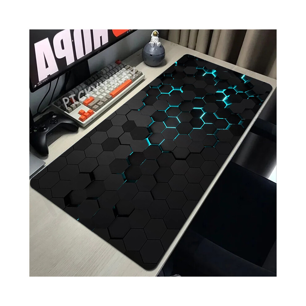 Maxpower (Geometric, 700x300x3mm) Geometric Large Mouse Pad Big Computer Mousepads Minimalism Mousepad Big Keyboard Mat Gamer Mouse Pads Desk Mats