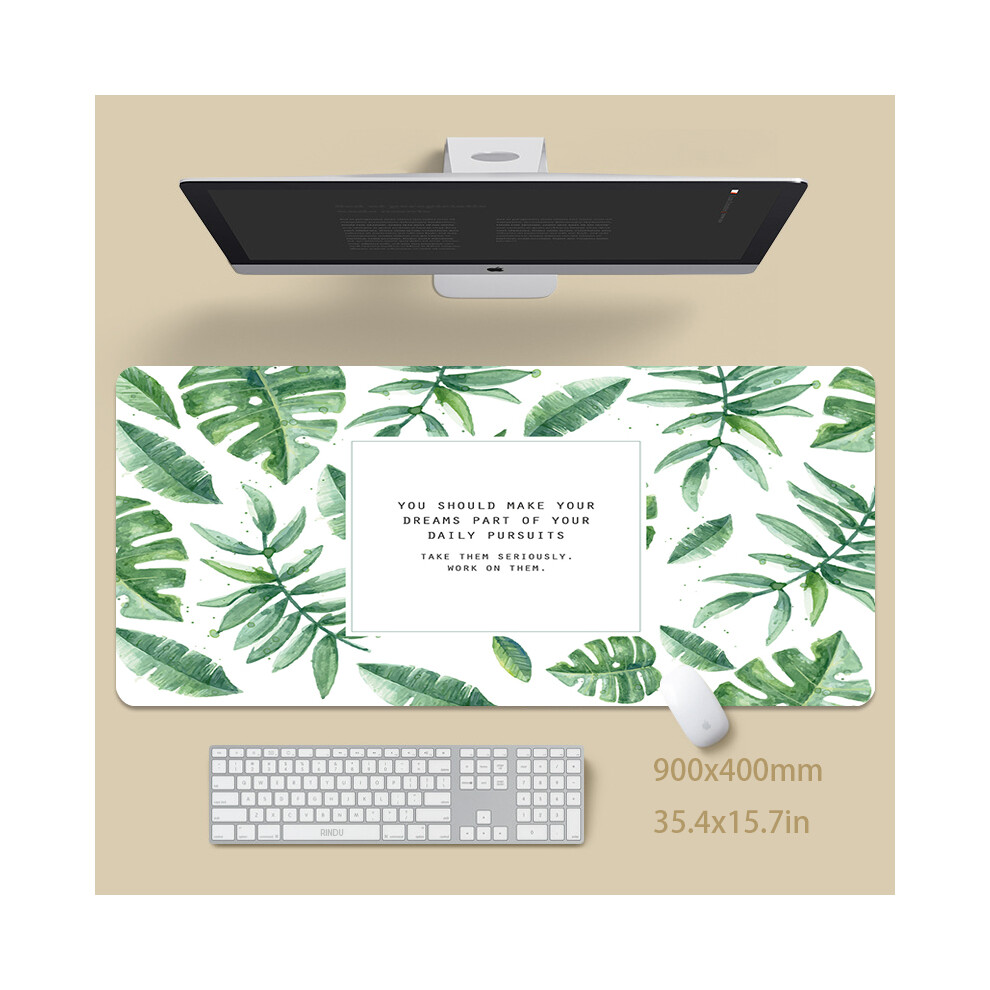 Maxpower (Cn00066, 600X300x3mm) Large Gaming Mousepads Leaf Art Mouse Pad Computer Mousemats Mouse Mat Desk Pad For Pc Keyboard Mat Table Pad