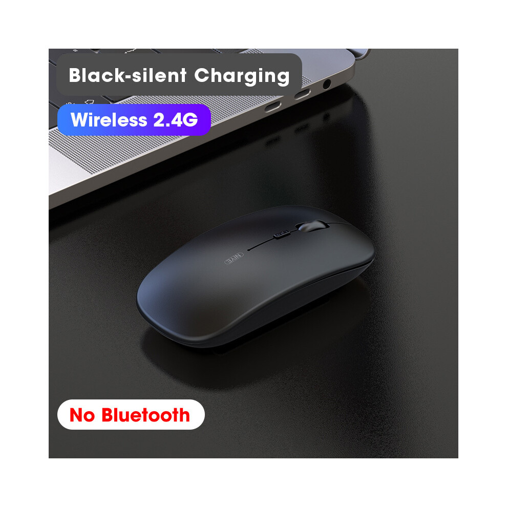 ( 2.4Ghz) Wireless Mouse Computer Bluetooth Mouse Silent Pc Mause Rechargeable Ergonomic Mouse 2.4Ghz Usb Optical Mice For Laptop Pc Black 9190758308501
