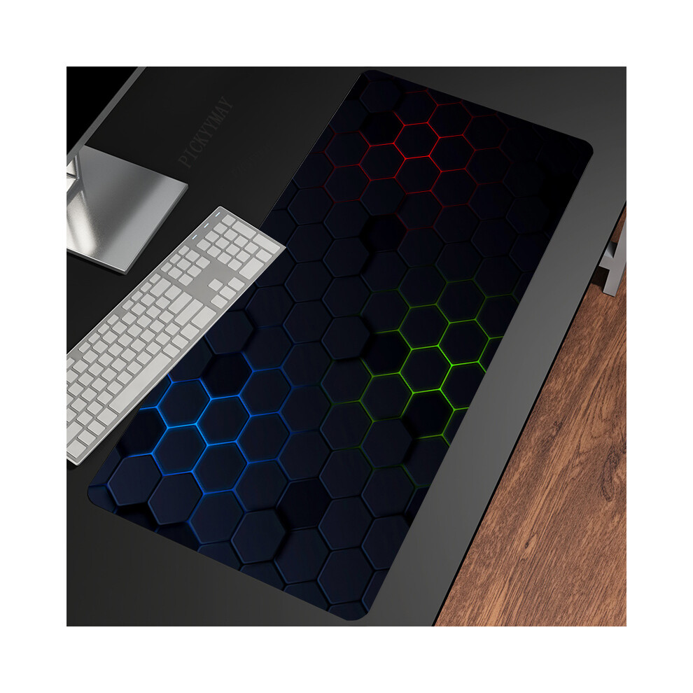 Maxpower (Lulu (11), 600X300x2mm) Gaming Mousepads Mousepad Geometric Large Mouse Mat Big Desk Pads Non-Slip Rubber Mouse Pad Big Keyboard Mats