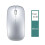 (Rose) Tablet Phone Computer Bluetooth Wireless Mouse Charging USB Wireless Mouse Portable Mouse 6