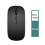 (Rose) Tablet Phone Computer Bluetooth Wireless Mouse Charging USB Wireless Mouse Portable Mouse 5