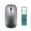 (Rose) Tablet Phone Computer Bluetooth Wireless Mouse Charging USB Wireless Mouse Portable Mouse 4