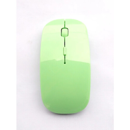 Green Computer Mouse Plug In (green) 2.4GHz USB Computer Wireless Mouse for laptop Silent Bluetooth ...