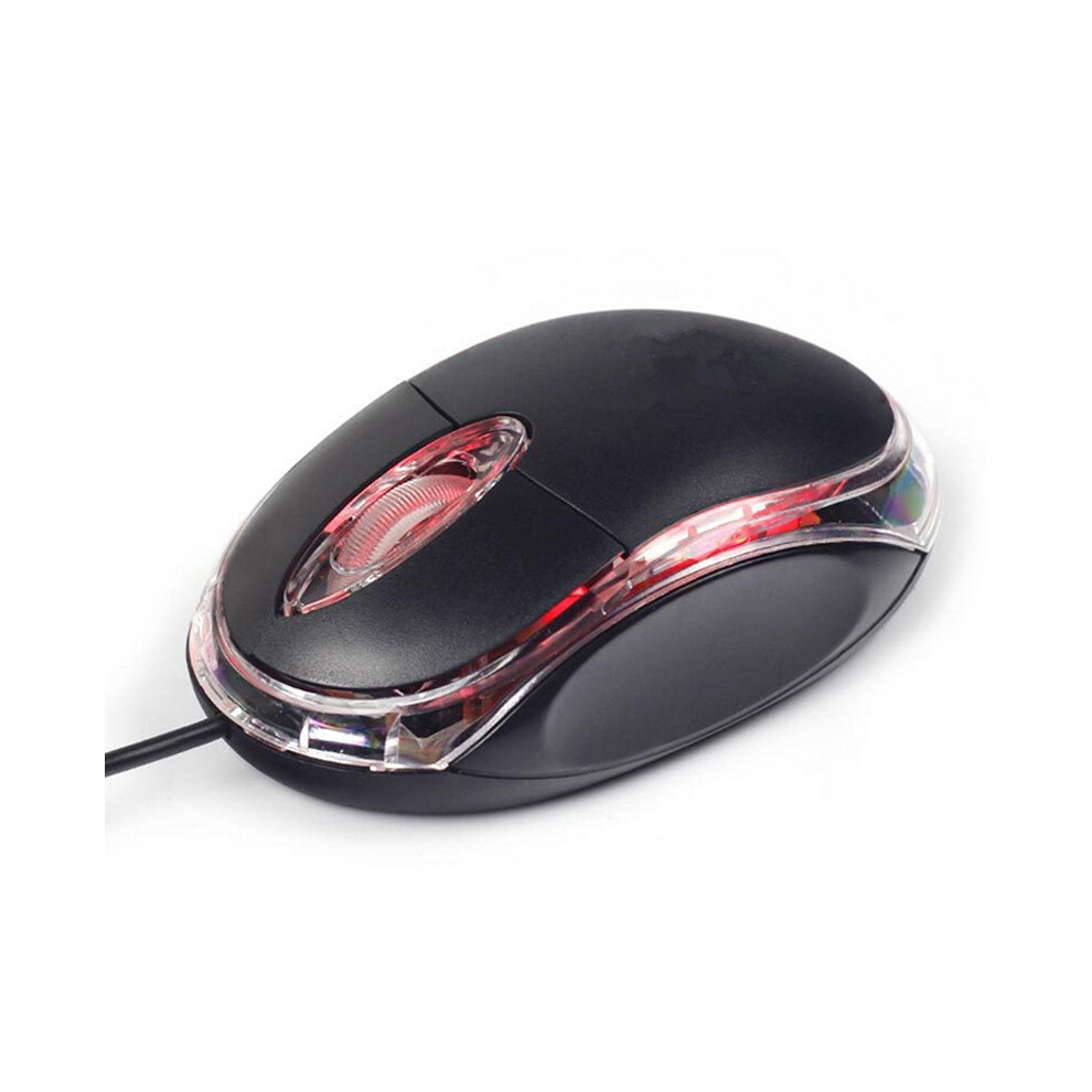 Maxpower Mini Optical Wired Mouse Usb Led Ergonomic Design Mice For Pc/Laptop/Notebook