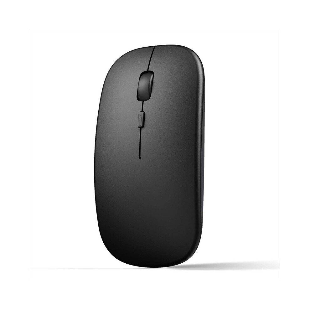 (black) Wireless Rechargeable Mouse for Laptop Computer PC,  Slim Mini Noiseless Cordless Mouse, Mice for Home/Office