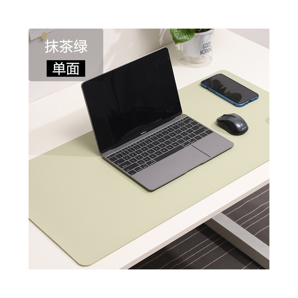 (Matcha green, 90 X 45 CM) white mousepad Portable Mouse pad large Gaming Waterproof Non-slip PU Suede Desk Mat Computer Keyboard desk pad Mats
