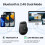 (ONLY 2.4G Black) UGREEN Wireless Mouse Bluetooth5.0 Mouse Ergonomic 4000DPI 6 Mute Buttons Mouse For MacBook Tablet Laptops Computer PC Mice 4