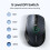 (ONLY 2.4G Black) UGREEN Wireless Mouse Bluetooth5.0 Mouse Ergonomic 4000DPI 6 Mute Buttons Mouse For MacBook Tablet Laptops Computer PC Mice 5