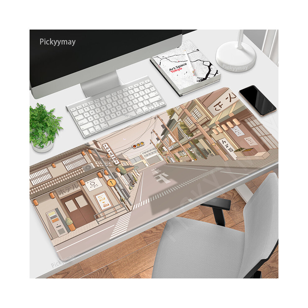 Photos - Other for Computer MAXPOWER , 300x700x3mm) Anime Street Mouse Pad Gamer Large Lock Edge Cute Rubber Gaming Mousepad Non-slip Rubber Computer (WA00701 (1)