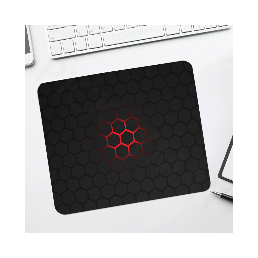 (Sm007lx (2), 200X250x2mm) Small Geometric Mouse Pad Lock Edge Gamer Mousepads Gaming Mousepad Mouse Mat Keyboard Mat Desk Pad For Computer Laptop 9190758300147
