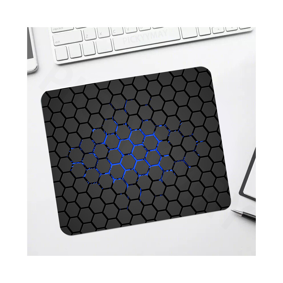 Maxpower (Sm007lx (3), 180X220x2mm) Small Geometric Mouse Pad Lock Edge Gamer Mousepads Gaming Mousepad Mouse Mat Keyboard Mat Desk Pad For Computer Laptop
