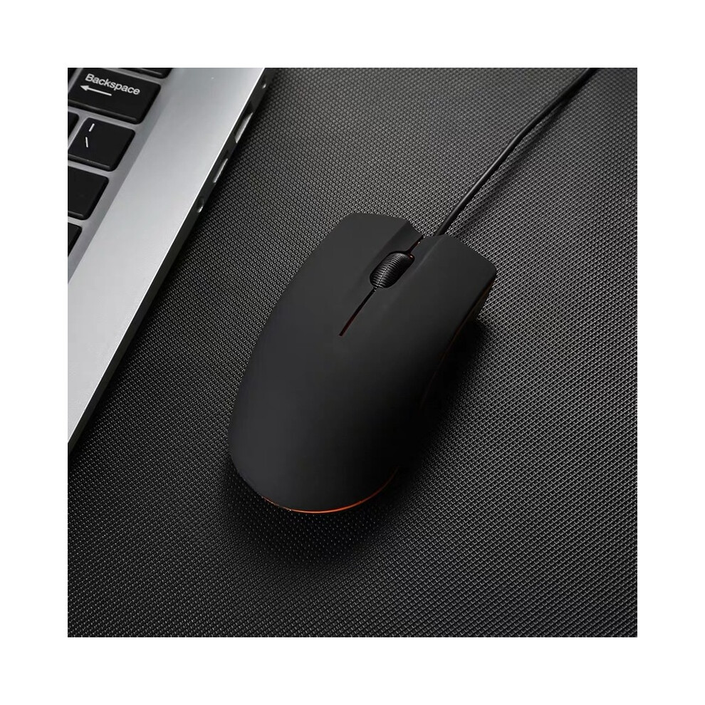 Maxpower (Black) New M20 Wired Mouse 1200Dpi Computer Office Mouse Matte Usb Gaming Mice For Pc Notebook Laptops Non Slip Wired Gamer Mouse Black