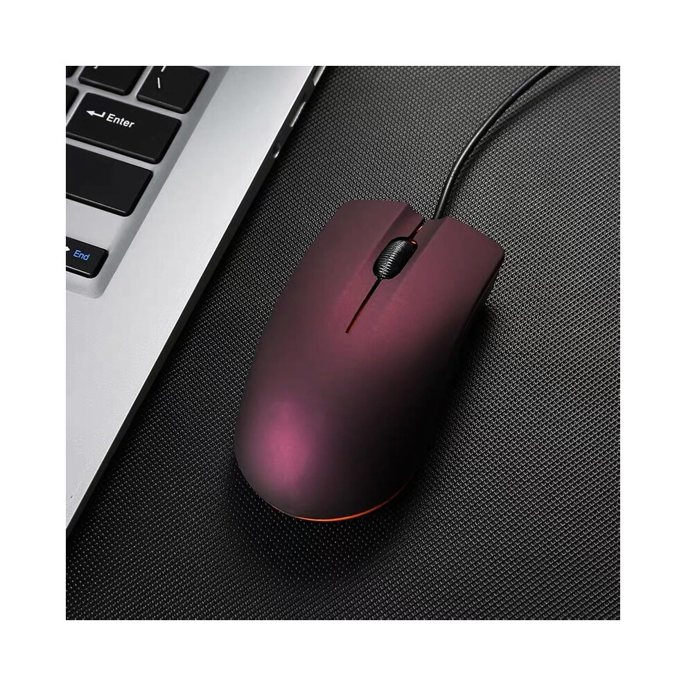 Maxpower () New M20 Wired Mouse 1200Dpi Computer Office Mouse Matte Usb Gaming Mice For Pc Notebook Laptops Non Slip Wired Gamer Mouse Purple/Black