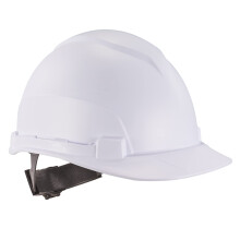 Ergodyne Skullerz 8967 ochrann prilba triedy E, lahk , nastaviteln , 6-bodov racnov z vesn kon trukcia, HDPE krupina, biela