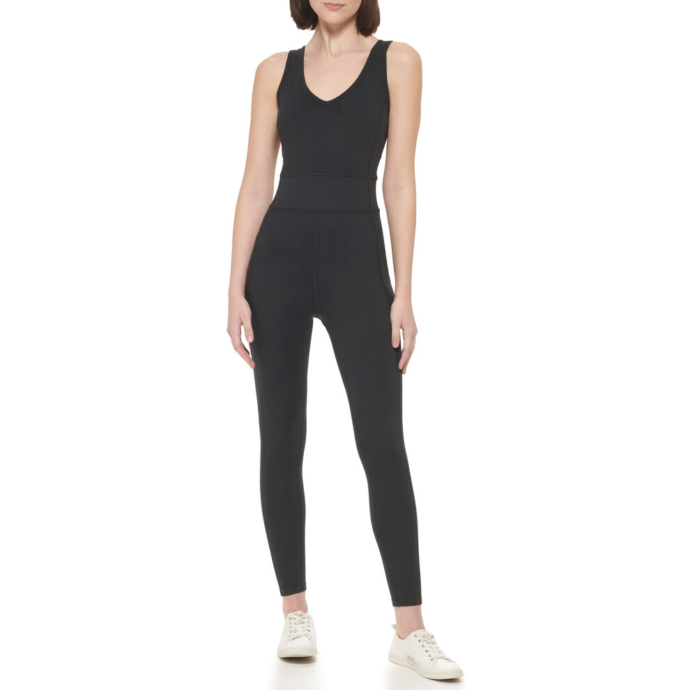 Calvin Klein Performance Women's Jumpsuit Unitard Black Medium