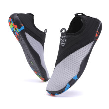 Vsufim Quick-Dry Water Sports Barefoot Shoes Aqua Socks for Swim Beach Pool Surf Yoga for Women Men 9 Women/8 Men