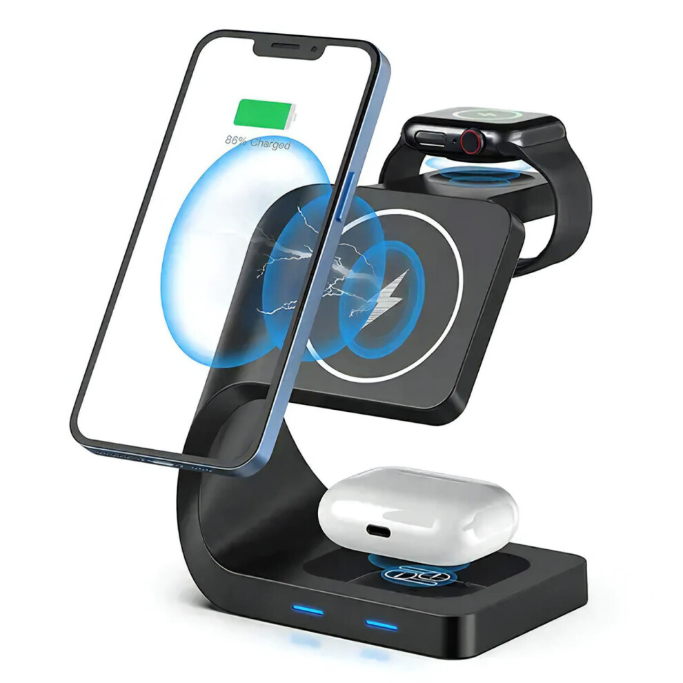 MagSafe 3 in 1 Wireless Charger for Phone, Apple Watch, & Airpods