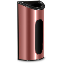 Suport pentru punga de plastic din bucatarie utopia ?i distribuitor mediu u?or de montaj de perete o?el inoxidabil (Rosegold)