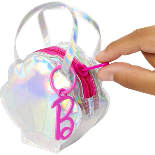 Barbie Ρούχα Barbie, Deluxe Τσάντα Παραλίας με Μαγιό και Πέντε Θεματικά Αξεσουάρ 1