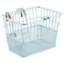 Retrospec Apollo Detachable Front Bike Basket Steel Half-Mesh with Int