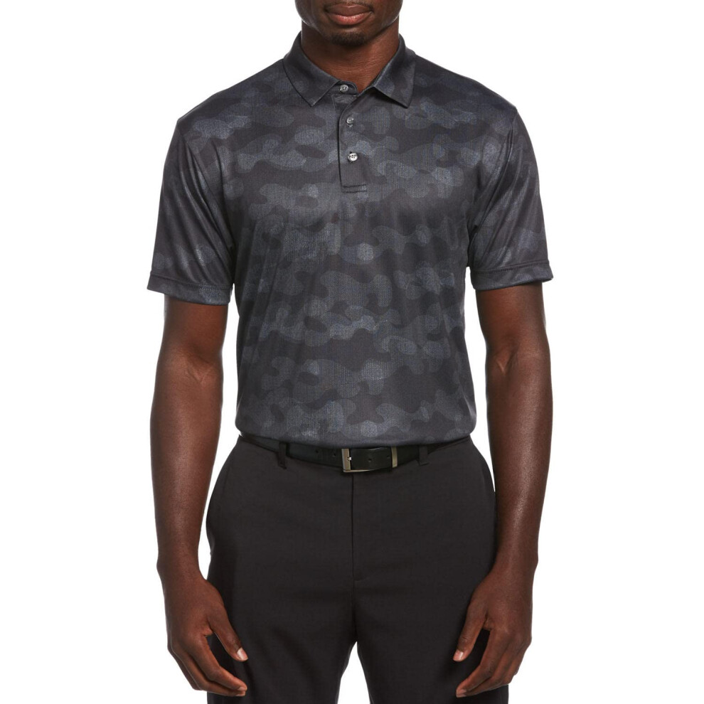 PGA TOUR Golf Polo | Mens Summer Shirt | Mens Collared Shirts Short Sl