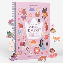 World of Princesses Sticker Activity Book by Cupkin: Side by Side Stic