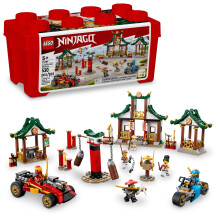 Lego NINJAGO kreatv nindzsa tgladoboz 71787 jtktrol kockk Dojo nindzsa autmotor ptshez 6 minifigura s tovbbi jtkok gyerekeknek 5 Plus