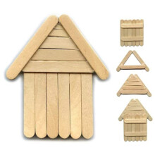 Perfectware Mini Craft Sticks. Pakke med 1000 pinde. 3,5 tommer x 0,25 tommer. Naturlige Birchwood Craft Sticks