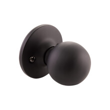 Klucka na dvere Design House Ball v matnej ciernej farbe