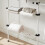 House of Home Adjustable Double Telescopic Clothes Rail Organiser Baskets Racks 2