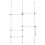 House of Home Adjustable Double Telescopic Clothes Rail Organiser Baskets Racks 5