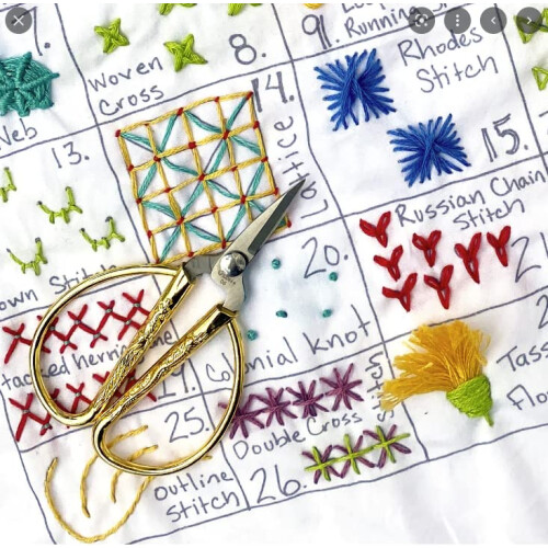 Jennifer Jangles  LLC 30 Day Sampler Embroidery Class V2 Pattern