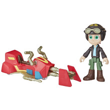 Star Wars: Young Jedi Adventures Nash Durango Figur & Speeder Bike, 4-Inch Actionfigurer & Kök, Leksaker för 3-åringar