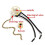 Ceiling Fan Light Switch Ear ZE-109 Two-Wire Light Switch with Pull Cords for Ceiling Light Fans La 5