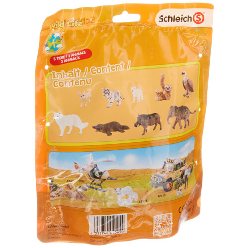 Schleich Schleich Wild Life, 3-τεμαχίου παιχνίδι έκπληξη για παιδιά με άγρια ζώα 1